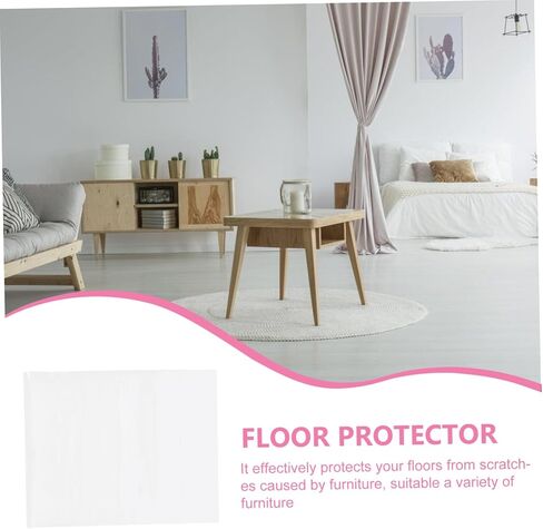 STOBAZA Transparent Rug Protector Pad Non Slip Rug Pad Gripper for Carpet Furniture in Saudi Arabia