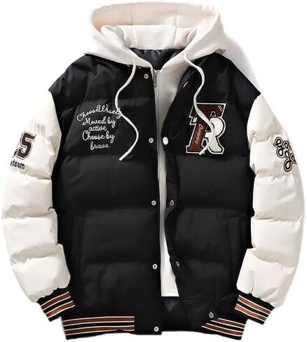 Y2K الجرونج وهمية قطعتين أسفل سترة سايبر الشرير سميكة مبطن القطن معطف مبطّن Altnertive زمم إلكتروني هوديي in Kuwait