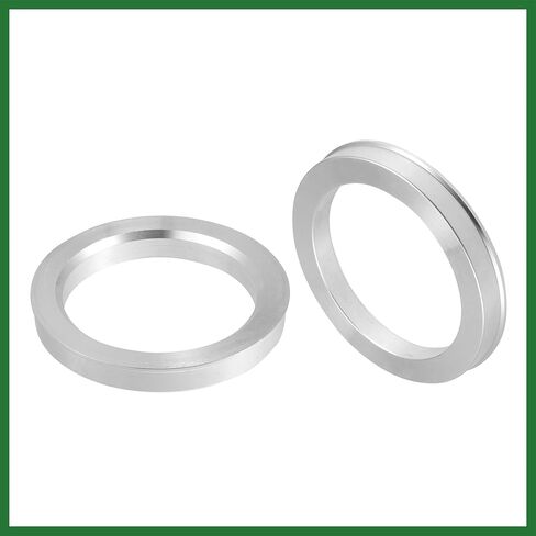 Motoforti 2pcs OD 78.1mm to ID 60.1mm Aluminium Alloy Car Hub Centric Rings Wheel Bore Center Spacer Long-Lasting in Saudi Arabia