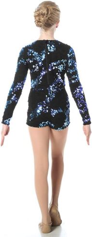 Alexandra Collection Sequin Stretch Lace Biketard Unitard Leotard Dance Girls Kid in Saudi Arabia