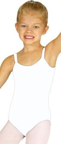 EUROTARD 10527C Pinch Front Cami Leotard With Fully Lined Front Many Colors in Saudi Arabia