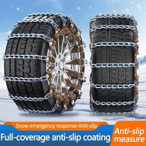 Auto Tightening Snow Chains for Skoda Enyaq iV 2021,adjustable portable highly stable anti-slip tire chain reusable quick-install snow chains,30pcs in Kuwait