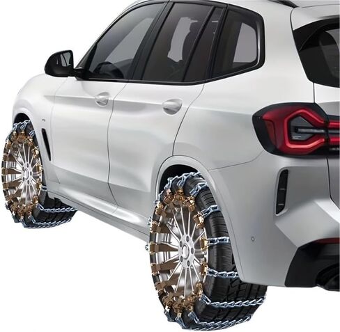 Auto Tightening Snow Chains for Skoda Enyaq iV 2021,adjustable portable highly stable anti-slip tire chain reusable quick-install snow chains,30pcs in Kuwait