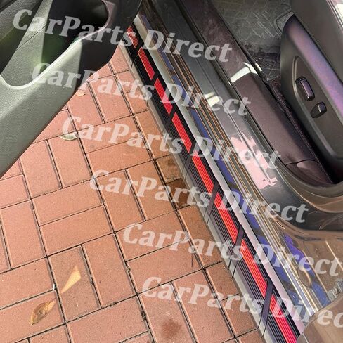 for Rivian R1T 2021-2024 Running Boards, Aluminum Alloy Fixed Side Steps | DIY Installation with Complete Kit Red(ZXH) in Saudi Arabia