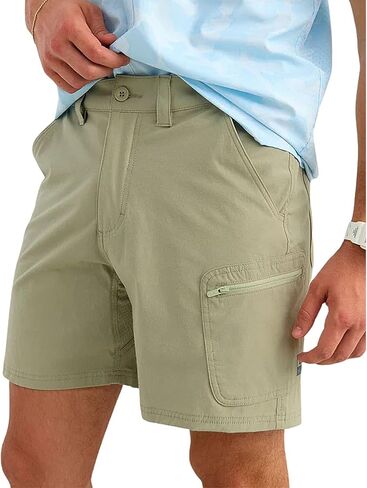 HUK Mens Next Level 7", Quick-Drying Fishing Shorts for Men in Saudi Arabia