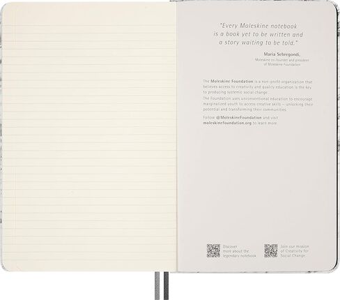 إصدار محدود من Moleskine دفتر ملاحظات "سطح القمر" مستوحى من ناسا، غطاء صلب، كبير (5 بوصة × 8.25 بوصة)، مسطر/مسطر، رمادي فاتح، 176 صفحة in Kuwait