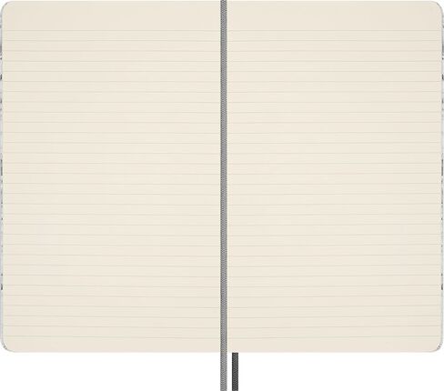 إصدار محدود من Moleskine دفتر ملاحظات "سطح القمر" مستوحى من ناسا، غطاء صلب، كبير (5 بوصة × 8.25 بوصة)، مسطر/مسطر، رمادي فاتح، 176 صفحة in Kuwait