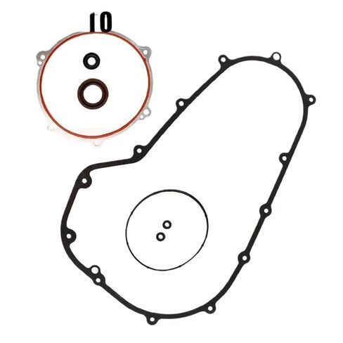 Clutch Primary Cover Gasket Kit Compatible with Touring FLH T Ultra Limited Street Road King Electra 2007 2016 in Kuwait