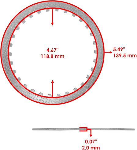 استبدال ل مخلب الاحتكاك لوحات جوانات عدة لهوندا VT1100C الظل 1100 1998-1994 Mod-C26C-58042 in Kuwait