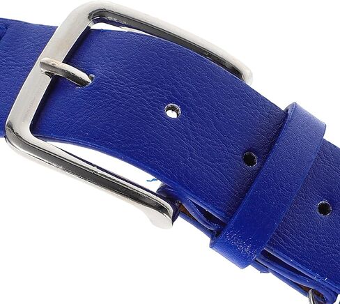 Kichvoe Elastic Baseball Belt for Men and Women Stretch Sports Waist Belt in Bright Blue for Youth and Adult Outdoor Activities in Saudi Arabia