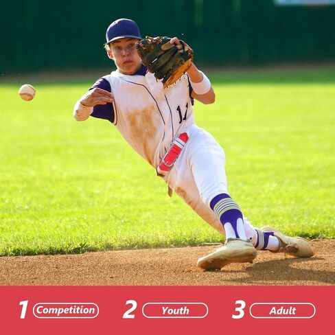 حزام البيسبول للشباب للأولاد والرجال، حزام رياضي من خليط معدني مرن مع حزام خصر مطاطي أحمر، حزام كرة قدم قابل للتعديل لرياضات الفريق والاستخدام الرياضي in Kuwait