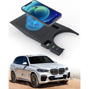 COTAZA شاحن لاسلكي لملحقات BMW X5 2024 2023 2022 2021 2020، لسيارات BMW X6 X7 X5M X6M 2020-2024، لشاحن BMW X5 اللاسلكي منظم وحدة التحكم المركزية لملحقات BMW X5 2020-2024