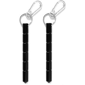 KOIokexo Kubaton Metal Tactical Keychain Aluminum Safety Keyring Self Defense Weapon with Key Chain Hook 2 Kit