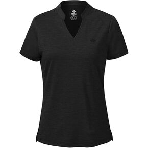 MoFiz Womens Short Sleeve Golf Polo Shirts Quick Dry Camo Lightweight UPF 50+ Tennis Sports Athletic Tops Casual