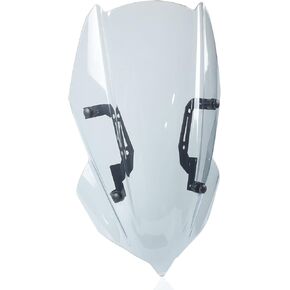 Midimttop compatible with Ka-wa-sa-ki Z250 Z400 WindScreen Windshield Wind Deflector Front Cover Airflow Z 250 Z 400 2019 2020 2021 2022 2023 2024 Accessories (Smoke)