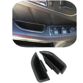 VESUL Front Row Door Organizer Storage Tray Compatible with Mercedes Benz E Class E350 E400 E500 E63 AMG W212 2010-2015 Armrest Box Phone Container Grab Handle Tray ABS Tray Insert Glove Pallet