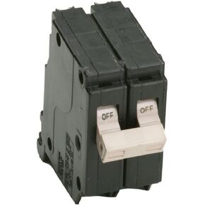 EATON CHF250 Series 50A DP Circuit Breaker, No Size, Black