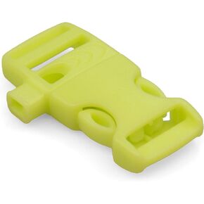 Paracord Planet Glow-in-the-Dark Whistle Buckle – 5/8 Inch – Ideal for outdoor enthusiasts, campers, backpackers, and more!