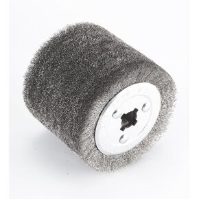 4 بوصة تكييف السطح أداة طبل فرشاة سلك لطاحونة سلك عجلة الفولاذ المقاوم للصدأ عجلة تلميع عجلات جلخ in Kuwait