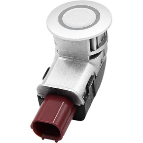 A ABSOPRO Car PDC Parking Assist Sensor 39680-SHJ-A61-B0 Bumper Reverse Sensor for Honda Odyssey 2005-2010 Plastic Metal Silver Tone