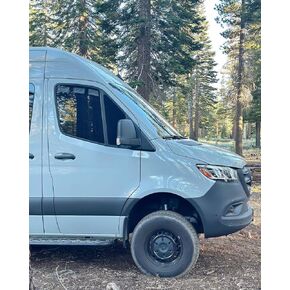 White Top Adventures Bug-Out 2.0 Mercedes Sprinter Van Window Vent Screen Insert for 2007- Present. Sold as Sets