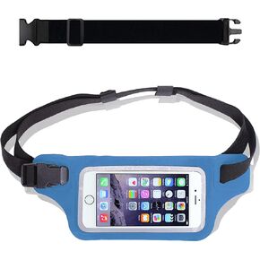 Ultimate Pink Waterproof Running Swimming Belt: Phone & Essentials Holder for Gym, Beach, Kayaking, Ski! Fits iPhone, Samsung - Touchscreen, IPX8 Rated Dry Waist Pouch - Adventure-Ready Performance!