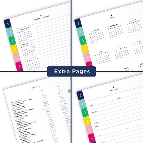 AT-A-GLANCE 2023 Daily Refill Set, Simplified by Emily Ley, 5-1/2" x 8-1/2", Desk Size, One Page Per Day Refill, Monthly Tabs (EL100-4311) in Saudi Arabia