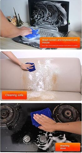 منظف ​​رغوة السيارة متعدد الوظائف سعة 650 مل من رينهي، منظف رغوة السيارة متعدد الوظائف، يزيل جميع أنواع البقع العنيدة، منظف التنظيف الجاف الداخلي للسيارة in Kuwait