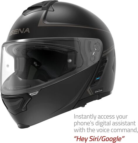 خوذة Sena Impulse DOT Flip Up Modular Bluetooth مع صوت من Harman Kardon خوذة قناع مزدوج مع نظام اتصال داخلي شبكي متكامل / MP3 / اتصال صوتي in Kuwait