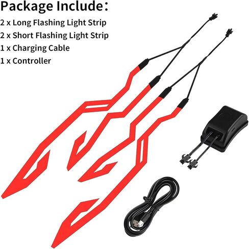 4 قطع ترقية ضوء خوذة دراجة نارية قابلة لإعادة الشحن، ملصق ضوء إشارة ركوب الليل EL، 3 أوضاع LED لخوذة شريط الضوء للدراجات النارية، خوذة الدراجة (قابلة لإعادة الشحن، أزرق ثلجي) in Kuwait