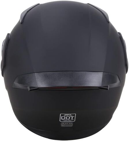 OUMURS Adult Modular Motorcycle Full Face Helmet, DOT Approved Dual Visor Flip up Modular Motorcycle Helmet for Unisex Adult, Motorbike Street Bike ATV Helmet in Kuwait