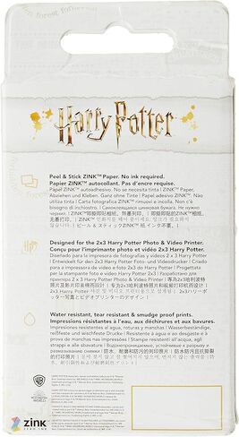 Lifeprint PH50 Harry Potter Magic Photo and Video Printer Sticky Backed Film – 40 Pack, White in Saudi Arabia
