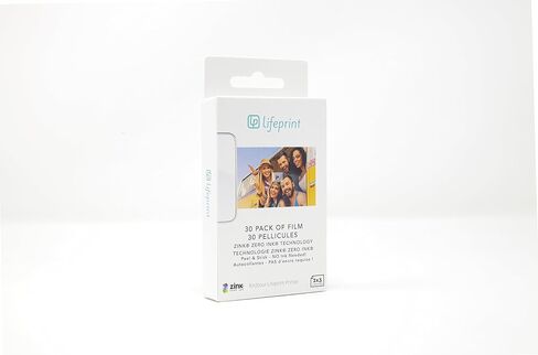 Lifeprint PH50 Harry Potter Magic Photo and Video Printer Sticky Backed Film – 40 Pack, White in Saudi Arabia