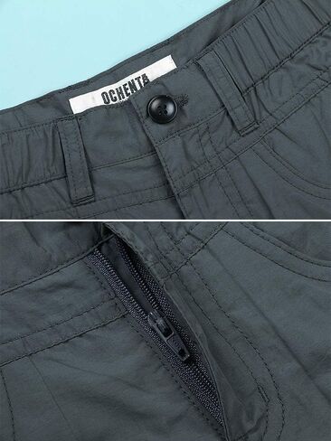 Mesinsefra Kids'Cargo Pants، بنطال كاجوال للأولاد في الهواء الطلق سريع الجفاف وخفيف الوزن للمشي لمسافات طويلة والتسلق والتخييم وصيد الأسماك in Kuwait