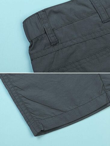 Mesinsefra Kids'Cargo Pants، بنطال كاجوال للأولاد في الهواء الطلق سريع الجفاف وخفيف الوزن للمشي لمسافات طويلة والتسلق والتخييم وصيد الأسماك in Kuwait