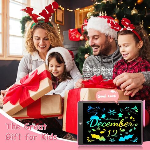 جهاز لوحي للكتابة LCD من Lecover، جهاز لوحي رسم ملون للأطفال الصغار مقاس 16 بوصة، ألعاب للبنات والأولاد من عمر 3 4 5 6 7 سنوات، ألعاب تعليمية للأطفال أثناء السفر، هدايا لأعياد الميلاد والكريسماس (أزرق سماوي) in Kuwait