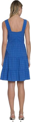 Maggy London Sleeveless Square Neck Tiered Skirt Short Casual Summer Dresses for Women in Saudi Arabia