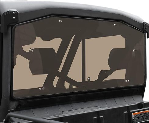 A & UTV PRO Tinted Rear Windshield for Can-Am Defender HD5 HD8 HD9 HD10 Max 2016-2023 Window Panel Accessories, Dark Hard Coated Polycarbonate Construction Window, 250x Stronger Than Glass in Saudi Arabia