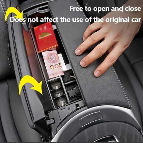 CUCHIYUN GLC W205 Front Row Door Side Organizer Storage Box Compatible with Mercedes Benz 2022 GLC Accessories W205 C300 C450 C63 GLC250 GLC300 GLC350 GLC43 2022 2021-2015 in Kuwait