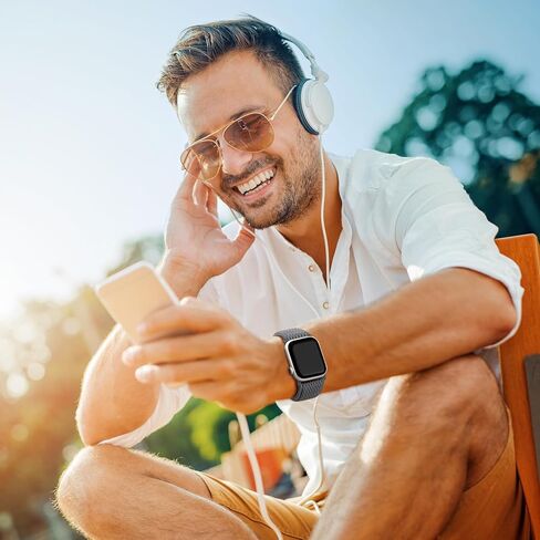 حلقة منفردة مضفرة ومطاطة من Maledan متوافقة مع أساور ساعة Apple 44 مم 45 مم 40 مم 38 مم 41 مم 42 مم 49 مم للنساء والرجال، أساور معصم مطاطية من النايلون الناعم لسلسلة iWatch Ultra 2 9 8 7 6 5 4 3 2 1 SE in Kuwait