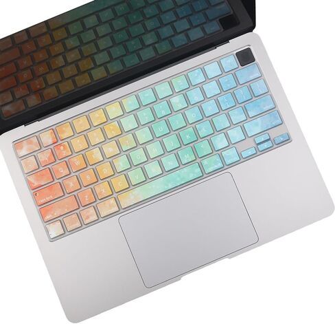 غطاء لوحة المفاتيح MacBook Air 13.6 & Air 15 متوافق مع 2024 2023 MacBook Air 15 بوصة A2941 A3114 M3 M2، 2024 2023 MacBook Air 13.6 بوصة A3113 A2681 M3 M2 in Kuwait