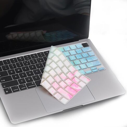 غطاء لوحة المفاتيح MacBook Air 13.6 & Air 15 متوافق مع 2024 2023 MacBook Air 15 بوصة A2941 A3114 M3 M2، 2024 2023 MacBook Air 13.6 بوصة A3113 A2681 M3 M2 in Kuwait
