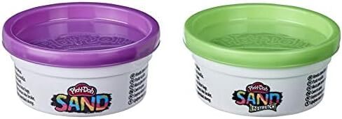 Hasbro Play-Doh Sand 2-Pack Assortment - 1 tub Purple Sand and 1 tub Green Sand Ez Stretch in Saudi Arabia