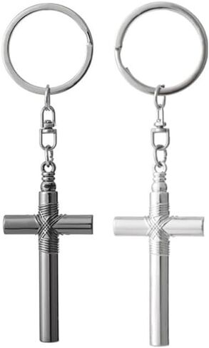ARFUKA Emergency Whistle Survival Whistle Safety Whistle Cross Whistle with Keychain for Hiking Camping Sports Pack of 2 in Saudi Arabia