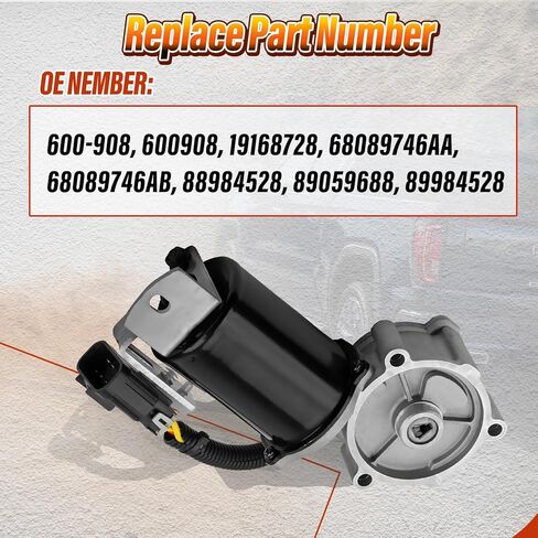 600-908 4WD Transfer Case Motor Compatible with Ram 1500/2500/3500/4500/5500, Chevy Silverado 1500/Suburban 1500/Tahoe, GMC Sierra 1500/Yukon/Yukon XL 1500, Hummer H2, Cadillac Escalade. in Saudi Arabia