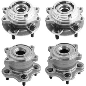 PM Auto Set of 4 Front-Rear Wheel Hub Bearing Assembly Replacement For 2013 Infiniti M37 in Saudi Arabia
