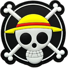 قبعة القش القراصنة الجمجمة PVC المطاط لوفي التصحيح - هوك قفل دعم 2.5 "X 2.5" D090 in Kuwait