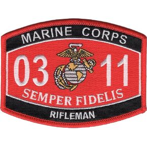 0311 Rifleman MOS Patch in Kuwait