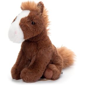The Petting Zoo Horse Stuffed Animal Plushie, Gifts for Kids, Wild Onez Babiez Wildlife Animals, Brown Horse Plush Toy 6 inches in Saudi Arabia