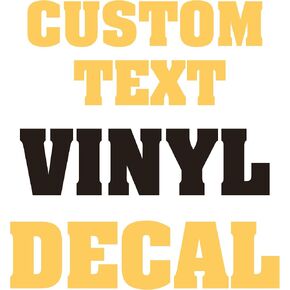 حروف الفينيل المخصصة - ملصق فينيل نص مخصص - يخصص حروف الفينيل للسيارات والشاحنات والقوارب والأبواب والنوافذ والجدران - ملصق اسم نص ملصق مخصص in Kuwait